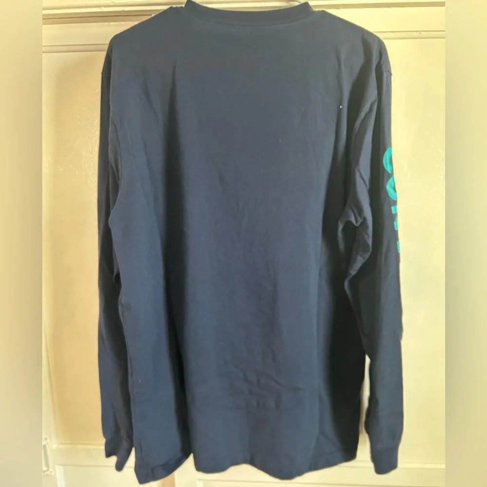 Converse Navy Long Sleeve Tee Size XXL - Picture 2 of 4
